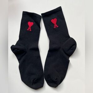 Ami Black Socks